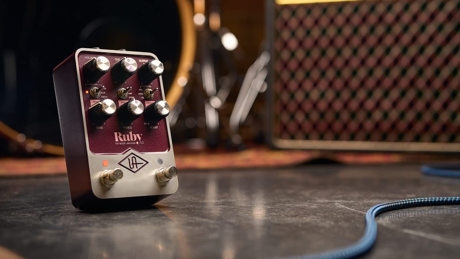 ギター Universal Audio UAFX Ruby '63 Amplifier Universal Audio : UAD Ruby '63 Top Boost Amplifier を使いこなす